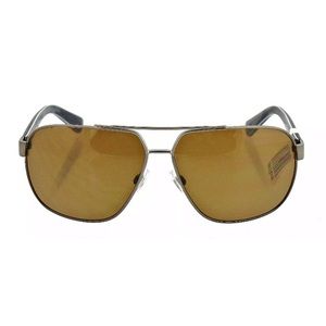 DOLCE & GABBANA Matte Black Aviator Sunglasses